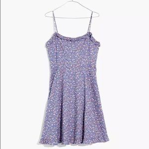 Madewell Cami Ruffle Hem Mini Dress size 6